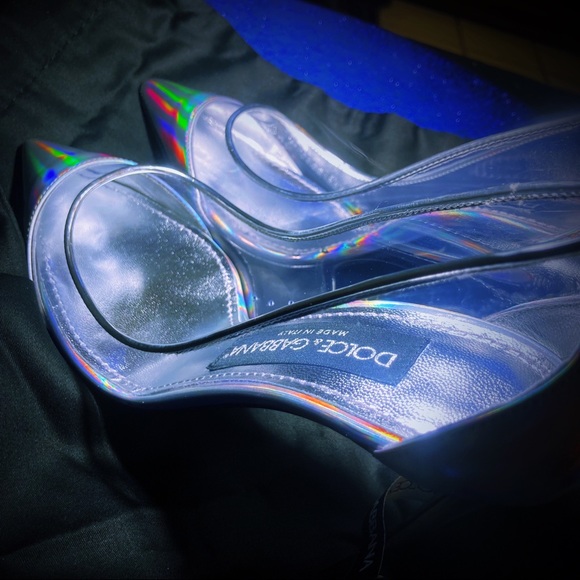 Dolce & Gabbana Cardinale Iridescente pointed-toe Pumps (Actual size 4 !!!!) - Picture 10 of 16